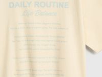 Футболка оверсайз с принтом, Желтый