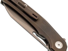 Складной нож Dr.Tech D4281BR, сталь M390, рукоять TC4, бронзовый