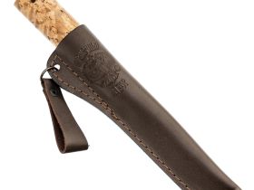Нож Северный, сталь дамаск, рукоять карельская береза