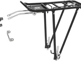Алюминиевый регулируемый сварной багажник ACME M-Wave Screw-On II 24"-28" (черный)