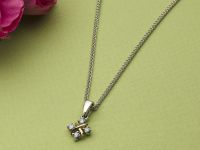 Подвеска из комбинированного золота с бриллиантами э1001пд06160700