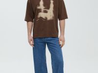 Футболка из хлопка с принтом