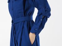 Платье Lacoste Regular Fit с длинными рукавами и поясом