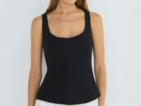 Топ с баской, Черный