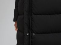 Длинный пуховик с натуральным пухом