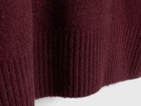 Свитер из мягкой пряжи с шерстью, Фиолетовый