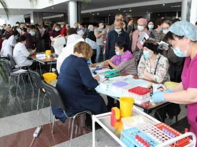 Акция «Здравосмотр» собрала жителей Мирнинского района