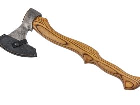Кованый топор модель №2, сталь ХВГ, Мастерская Ваулина