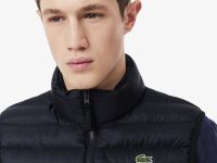 Мужской стёганный жилет Lacoste с высоким воротом