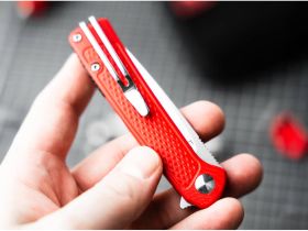 Складной нож Boker Fire Ant Red, сталь 1.4116, рукоять полипропилен, красный