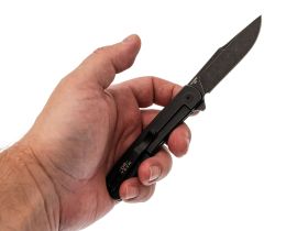 Складной нож Dr.Tech D4368B, сталь D2, рукоять TC4