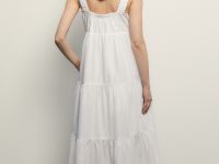 Сарафан из хлопка длины миди