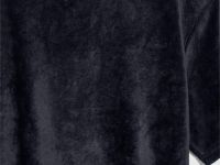 Футболка из велюра для девочек, Черный