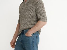 Базовые зауженные джинсы, Синий