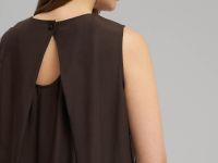 Сарафан А-силуэта из трикотажа со льном