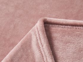 Плед Сверхмягкий/Supersoft, пыльная роза