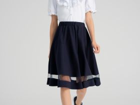 Юбка трикотажная для девочек