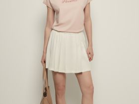 Футболка из мерсеризованного хлопка с принтом