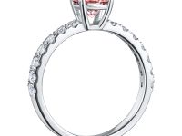 Кольцо из белого золота э0912кц09182000_pink