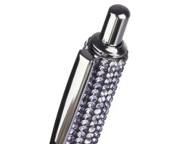 Ручка шариковая MESHU "Lilac diamond" 1,0 мм, синяя