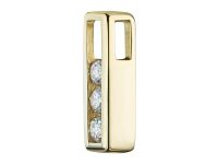 Подвеска из желтого золота с бриллиантами э0301пд07210004