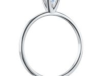 Классическое кольцо из белого золота э4712кц07200355_white