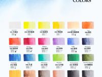 Набор акварели Paul Rubens "Black gemstone" 24 цв кювета, в черном металлическом пенале