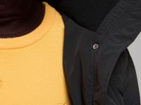 Стеганый пуховик с натуральным пухом