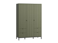 Распашной шкаф Трейвис 3-137x205 Оливковый