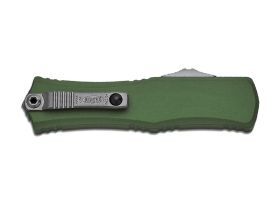 Автоматический нож Microtech Hera II Mini S/E, сталь M390MK, рукоять алюминий, зеленый