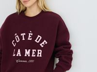 Свитшот с принтом, Фиолетовый