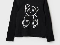 Фуфайка трикотажная для девочек (футболка с длинными рукавами)