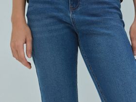 Базовые узкие джинсы, Синий