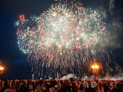 В Якутске состоялся праздничный салют в честь 77-й годовщины Победы