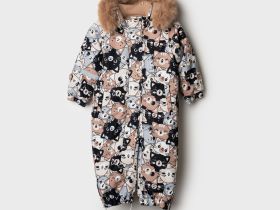 Комбинезон детский текстильный с полиуретановым покрытием для девочек