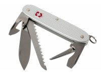 Нож перочинный Victorinox Farmer, сталь X55CrMo14, рукоять алюминиевый сплав Alox, серый