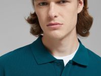 Поло из хлопка пике с коротким рукавом