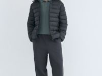 Утеплённая лёгкая куртка, Серый