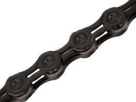 Цепь KMC X11EL Black Tech 11 скоростей, замок (черный 118 звеньев)