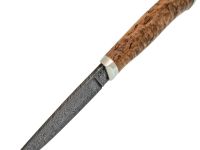 Нож Гид, сталь дамаск, рукоять карельская береза