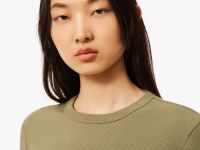 Женская Футболка Lacoste Slim Fit с длинными рукавами