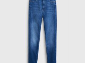 Джинсы Skinny с высокой посадкой, Синий