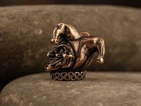 Бусина для темляка Шут, бронза