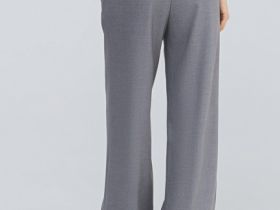 Прямые классические брюки, Серый