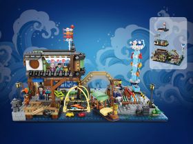 1049_MK Конструктор Японский рыбный рынок