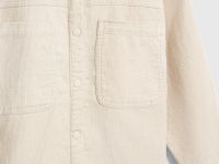 Вельветовая рубашка для девочек, Бежевый