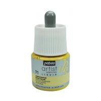 Чернила акриловые Pebeo "Artist acrilics liquid" 45 мл №71 Неаполитанская желтая
