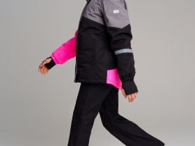 Куртка текстильная с полиуретановым покрытием для девочек