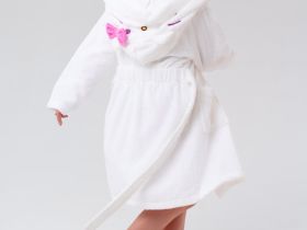 Халат текстильный для девочек