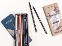 Набор графических материалов Малевичъ 8 шт, в металлической коробке